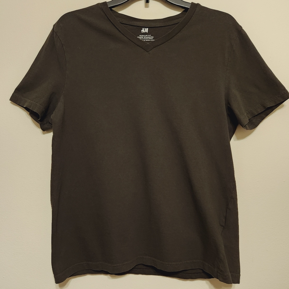 Cotton Vneck Tshirt